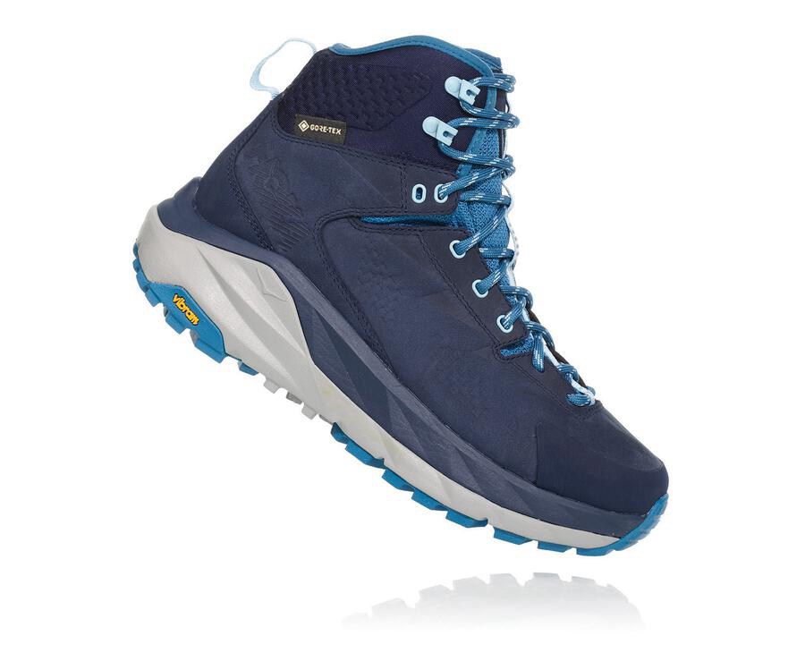 Hoka One One Vandresko Dame - Kaha Gore-Tex - Mørkeblå - 857032WJM